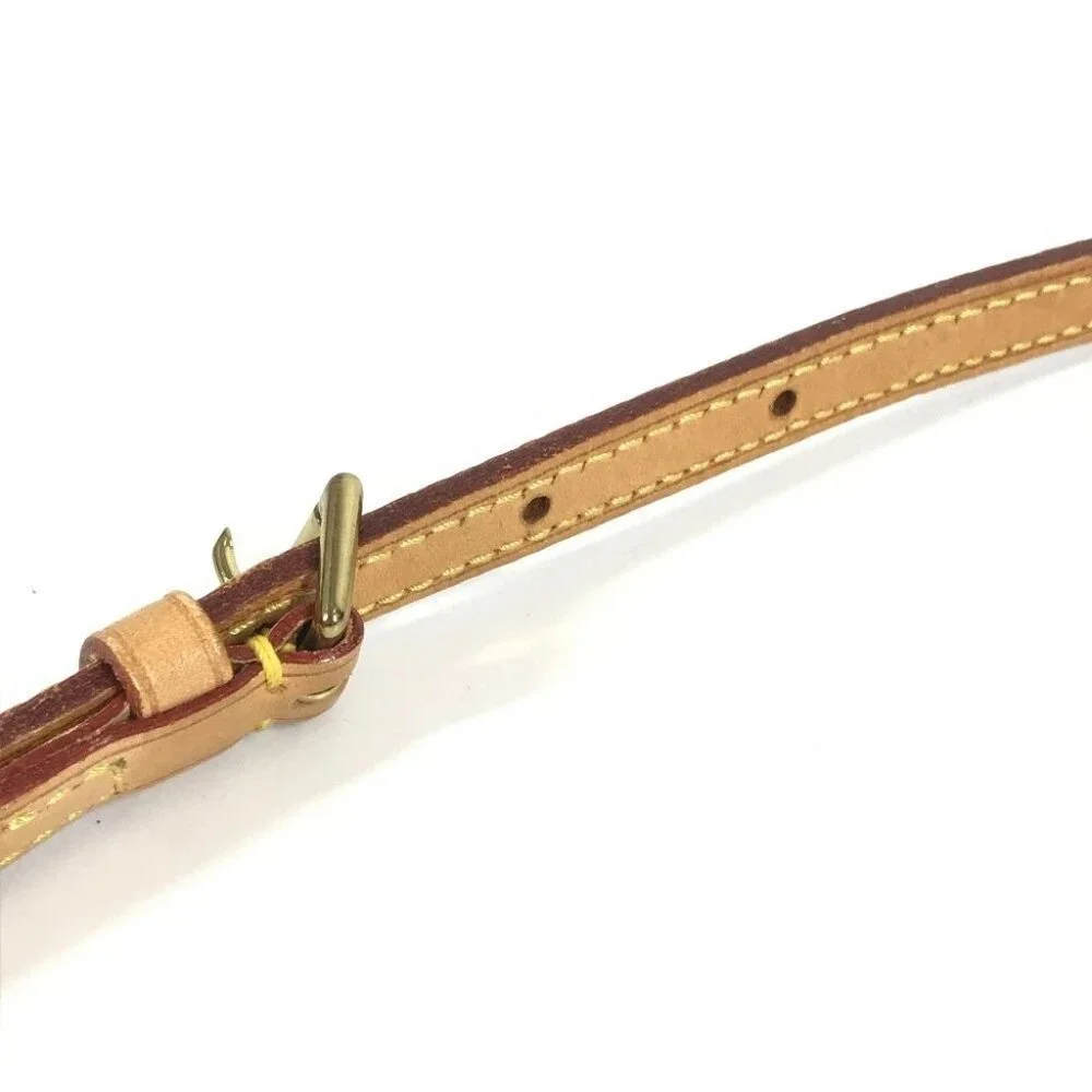 LOUIS VUITTON J52314 Shoulder strap Nume leather Beige